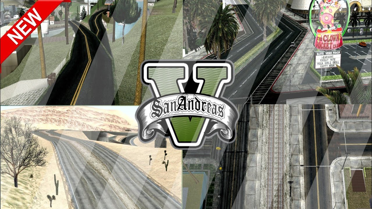 ►||✪ [SHARE] ROAD GTA V MIX REMASTERED VERSION FULL SA || GTA SA MOBILE ✪||◄