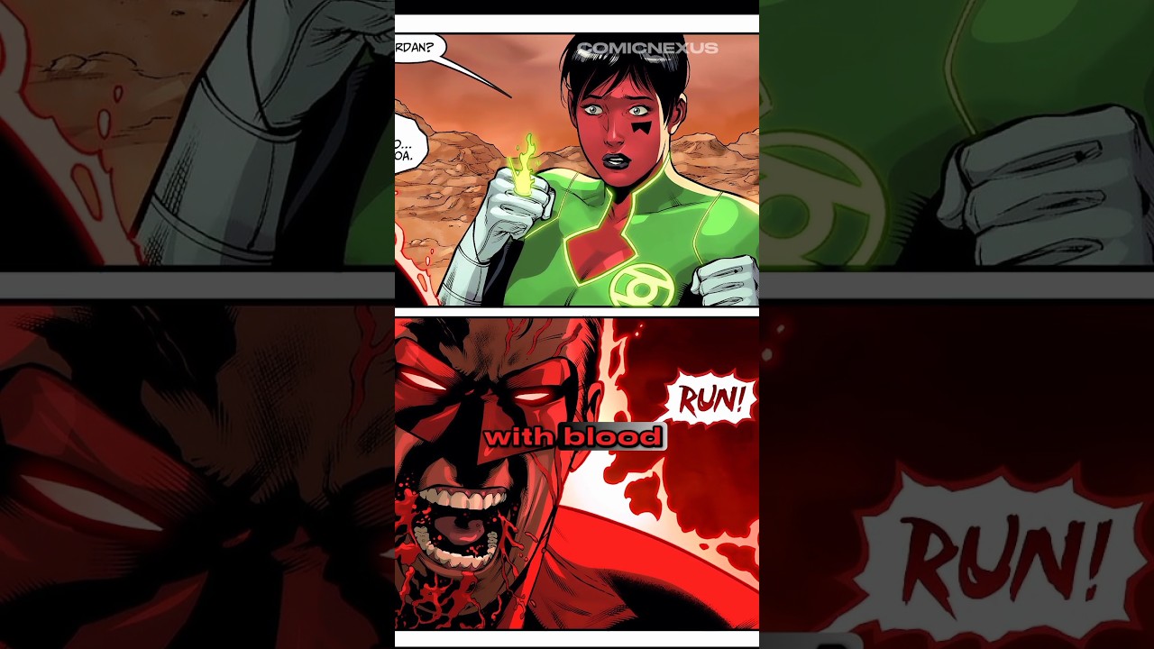 Hal became a Red Lantern due to guilt.