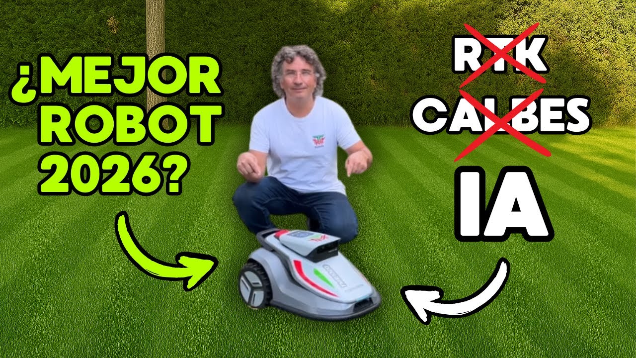 TMR 1000 | ¿Mejor Robot Cortacésped para -1000m2 del 2026? | Sin RTK | Sin Cable Perimetral