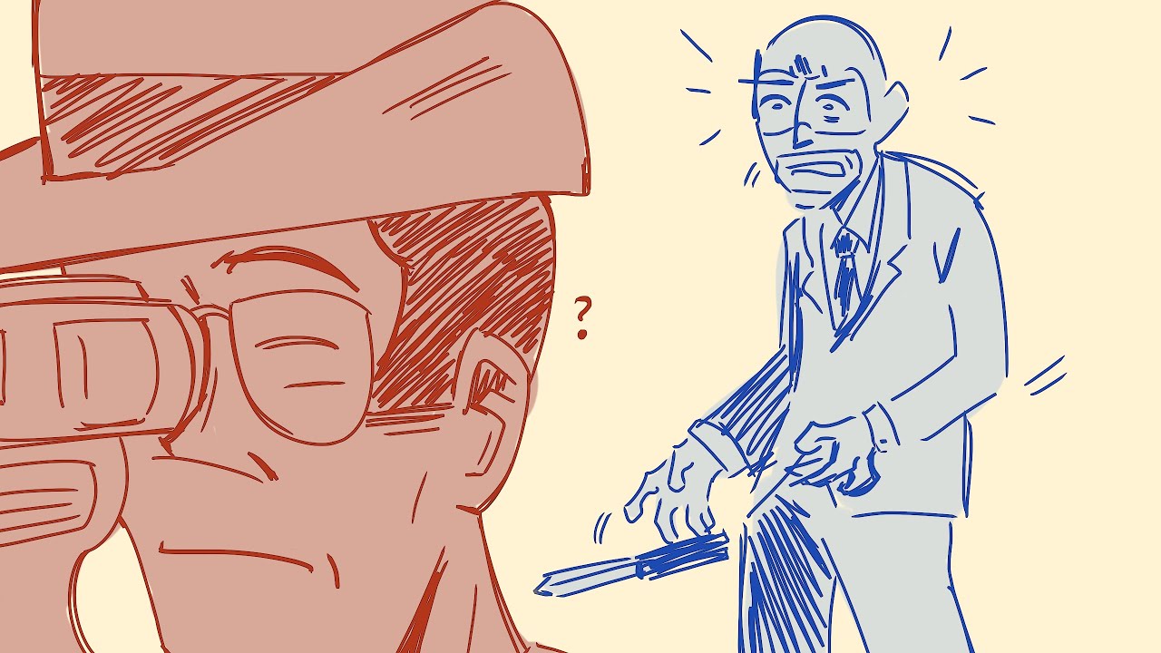 average sniper and spy interaction (tf2)