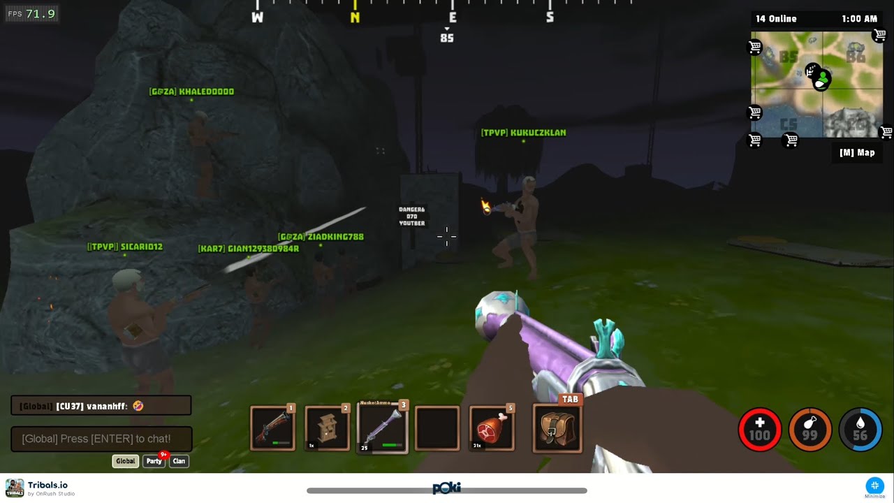 |TPVP| Raided gotoukun510 base 2 times !!! Triabls io online raid !!!