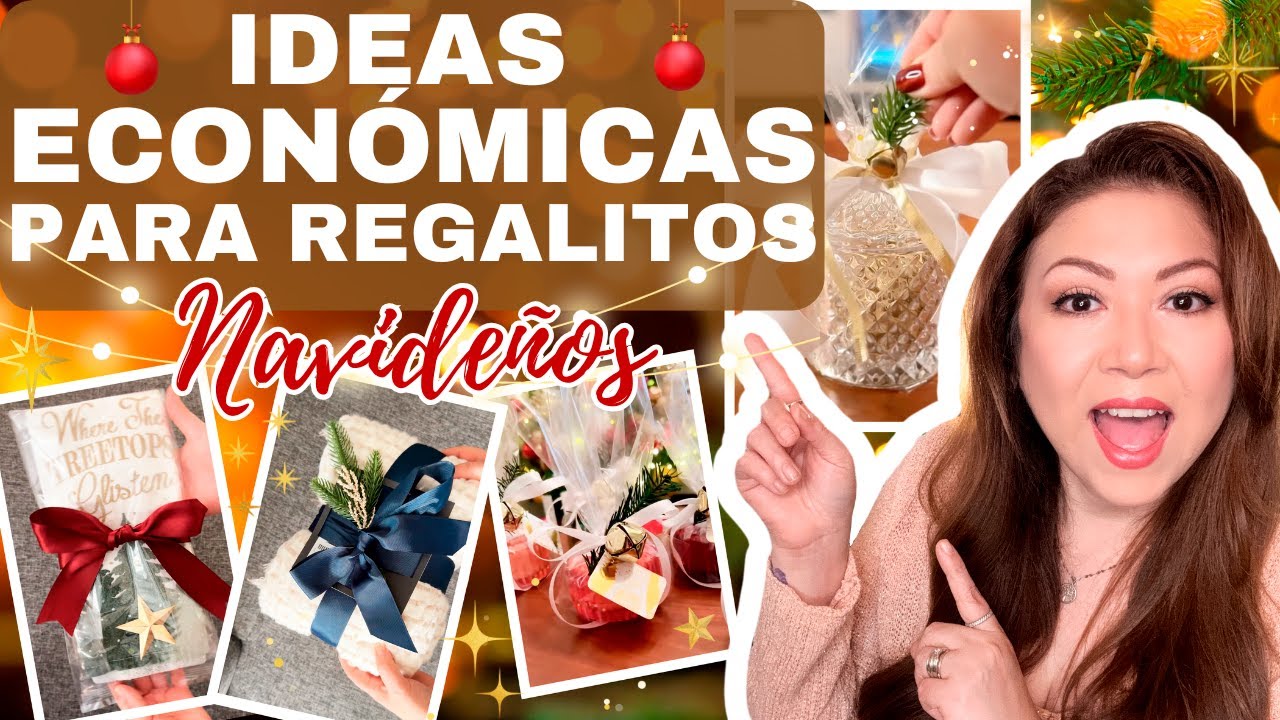 10 IDEAS DE REGALITOS ECON&Oacute;MICOS PARA OBSEQUIAR EN NAVIDAD 🎄🎁✨ DETALLES LINDOS PARA REGALAR 🎁