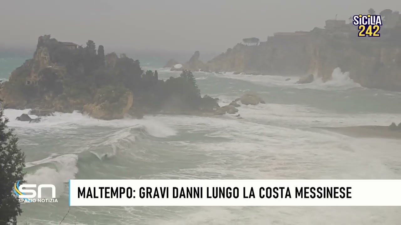 Conta dei danni sulla costa ionica messinese: gravemente colpite Letojanni, Taormina e GiardiniNaxos
