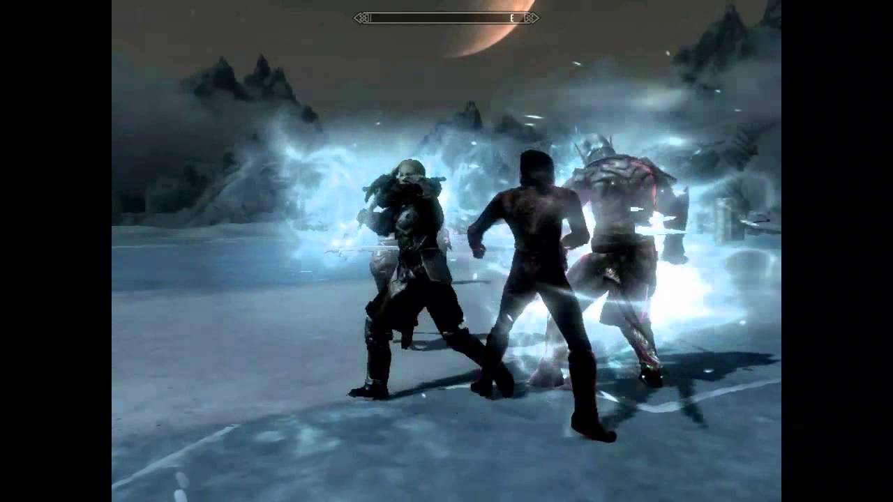 Skyrim Battles - Aela, Serana, Frea, Lydia, Faralda, & Astrid vs The Ebony Warrior.!!!