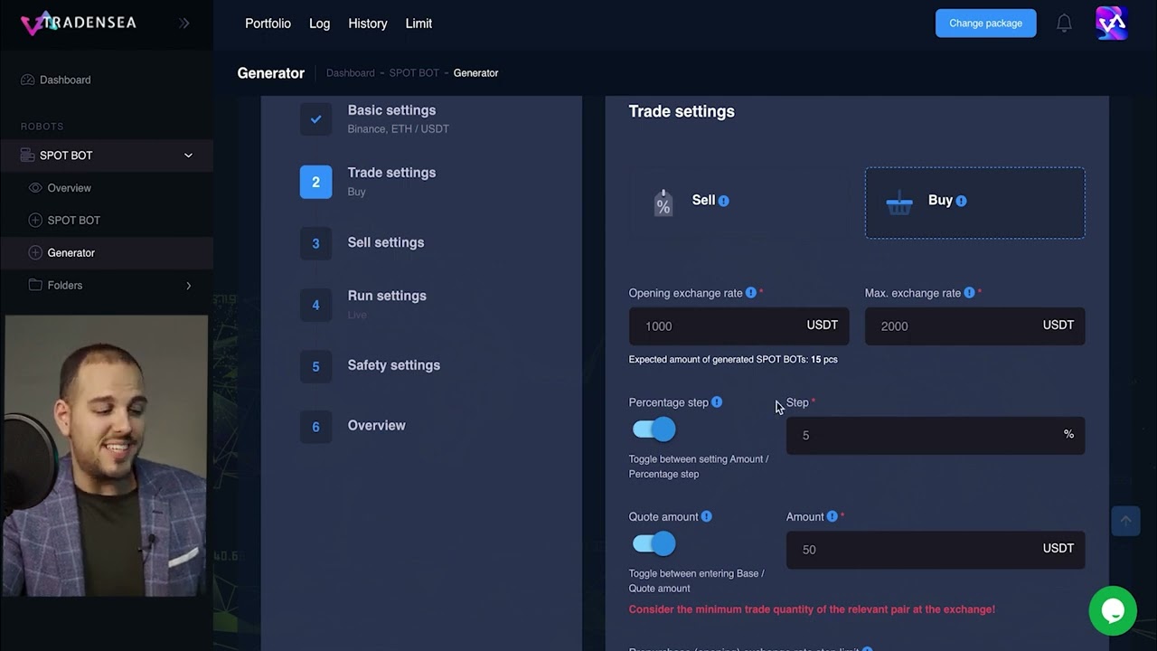 Crypto BOT - HODL Strategy - Tradensea (EN) (Sub:HU)
