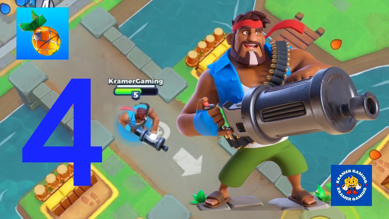 Heavy is Best Tanm Boom Beach Frontlines - Gameplay Walkthrough Part 4 -  (iOS, Android Free Game)