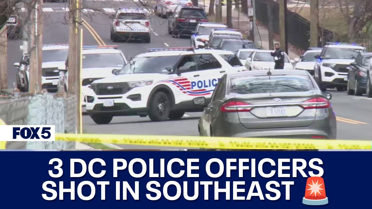 POLICE OFFICERS SHOT IN SOUTHEAST DC