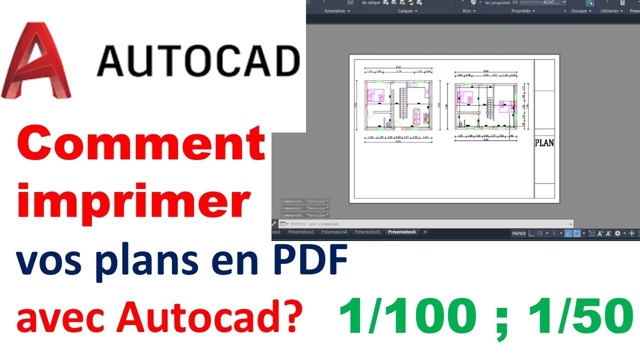 Comment imprimer à l'Echelle réelle dans Autocad (sans se tromper)?
