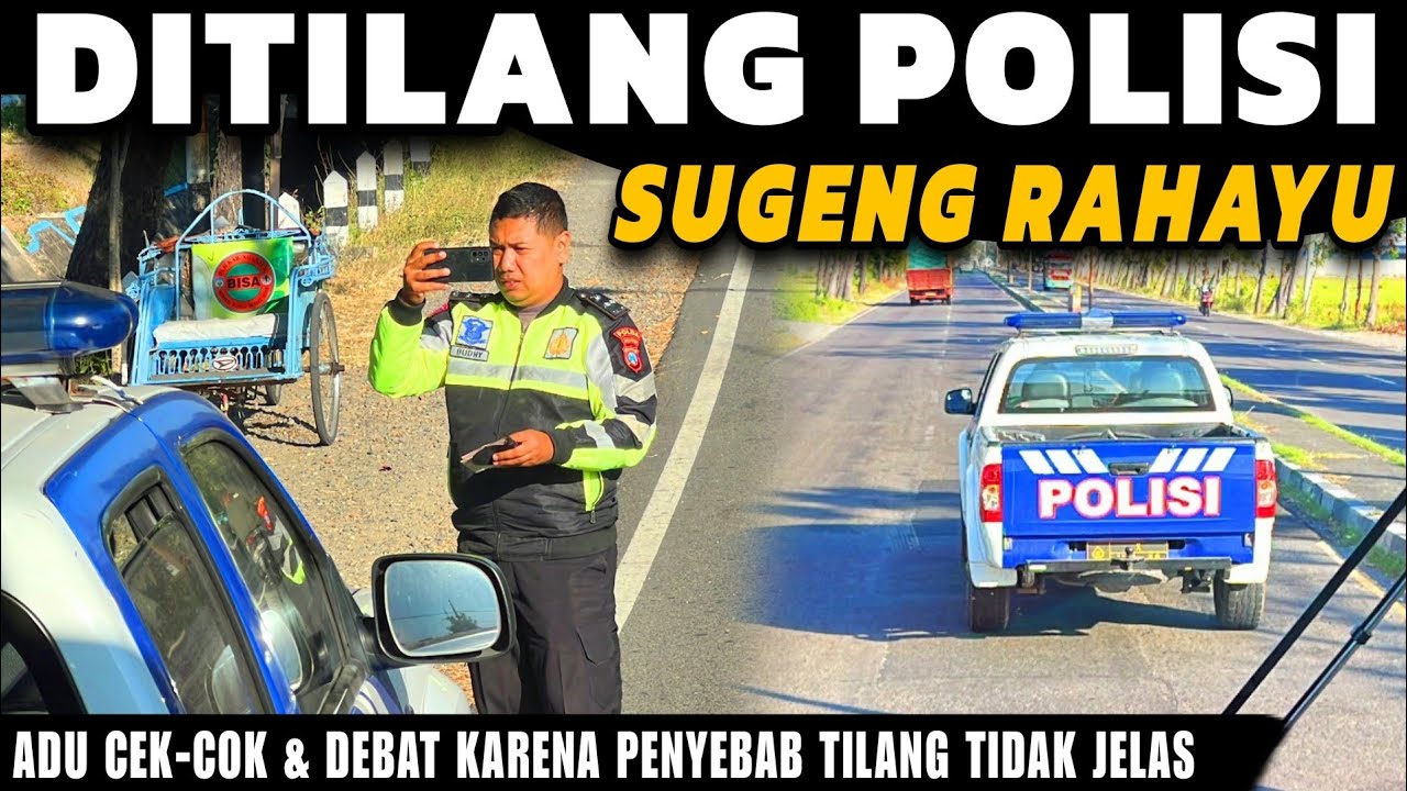 GAGAL NGEBLONG ! BUS SUGENG RAHAYU DITILANG POLISI 🚨🔥 | Trip Report Naik Bus SUGENG RAHAYU Ngeblong