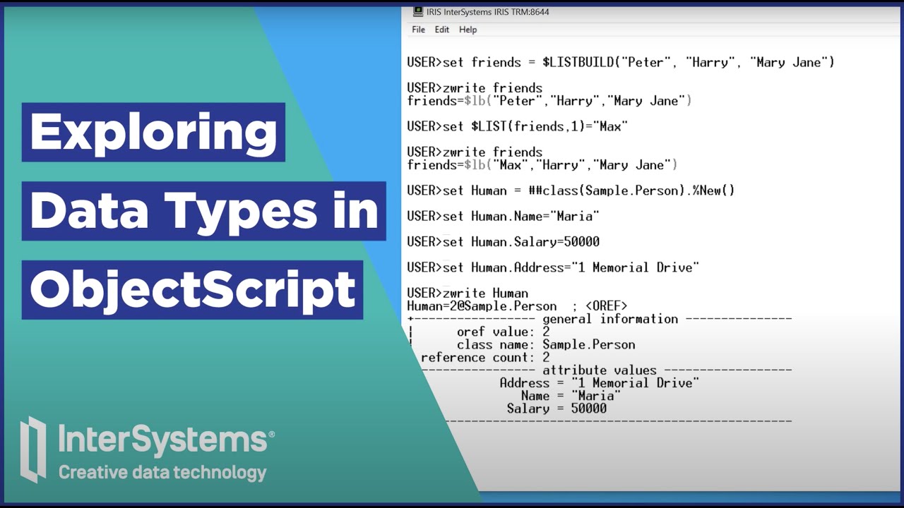 ObjectScript Data Types
