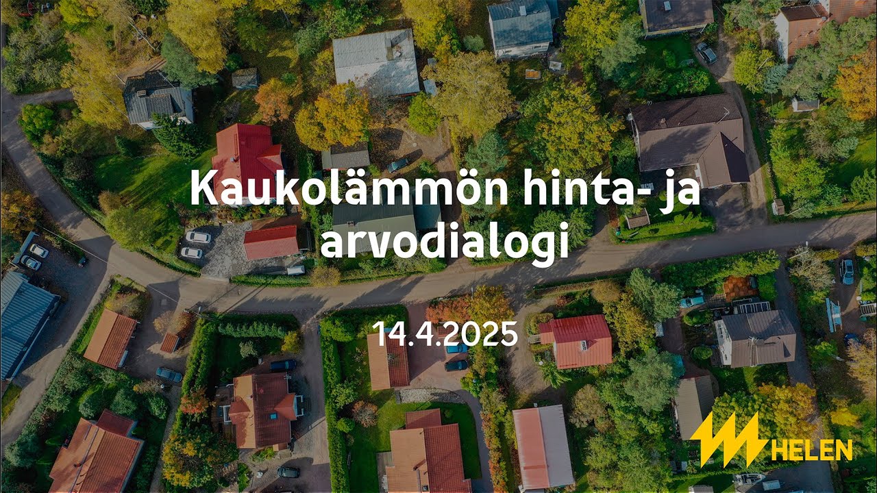 Kaukolämmön hinta- ja arvodialogiwebinaari 14.4.2025