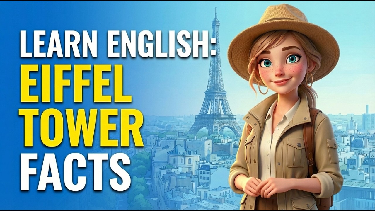 Learn English: The Eiffel Tower Secrets (Level A2)🤫#englishforbeginners #learnenglish #english