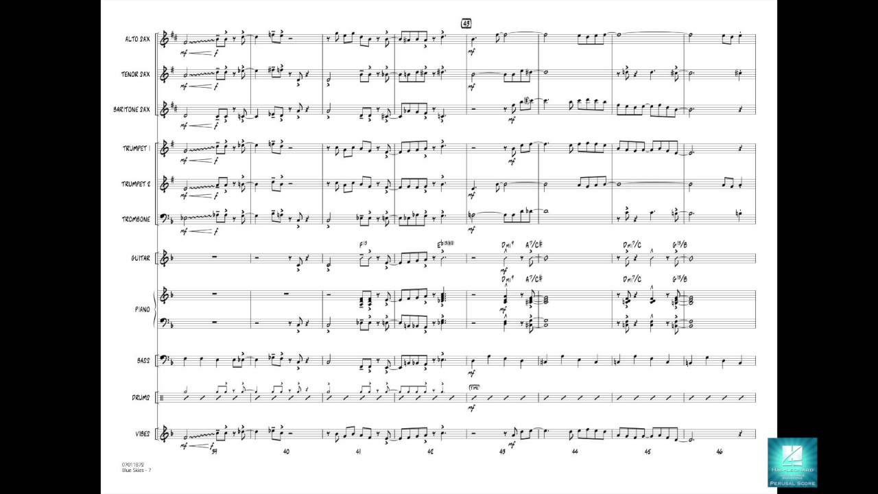 Blue Skies by Irving Berlin/arranged by Mark Taylor