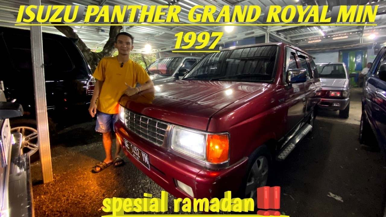 ISUZU PANTHER GRAND ROYAL MIN TAHUN 1997 WARNA MERAH FAVORIT‼️ YG DI SHOWROOM OMAH PATHER PONOROGO‼️