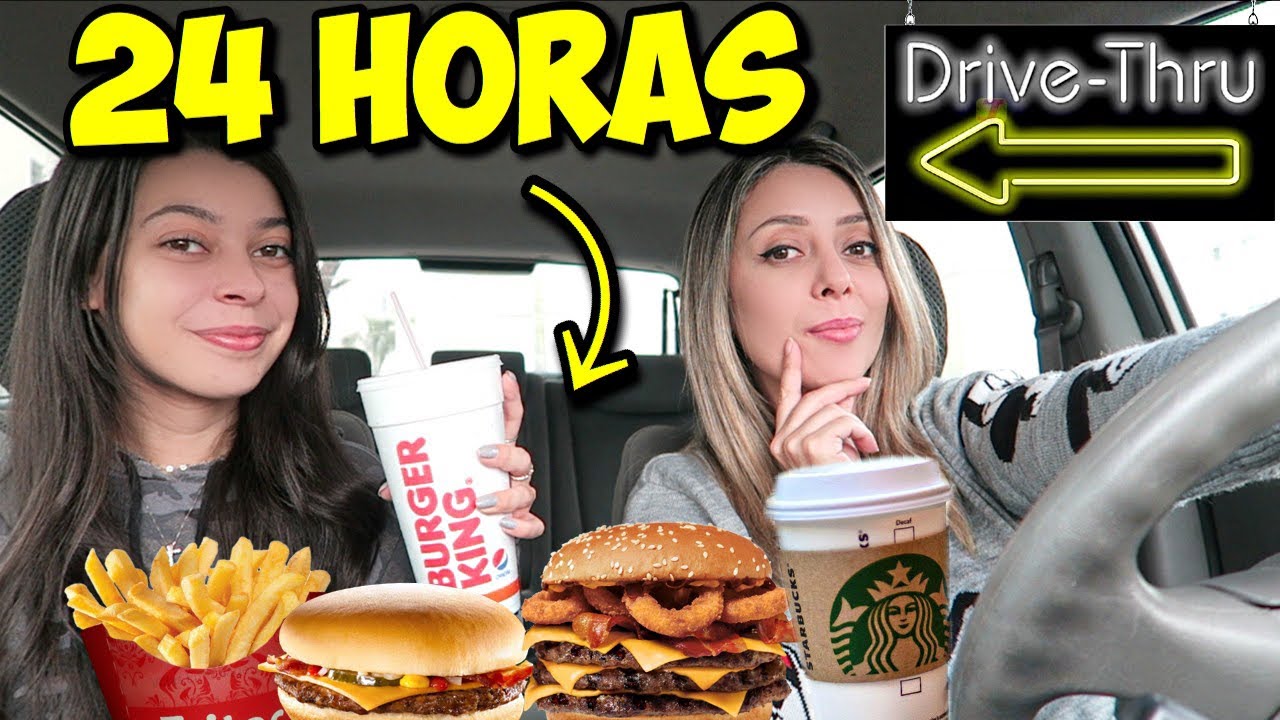 24 HORAS COMENDO COMIDAS DO DRIVE THRU