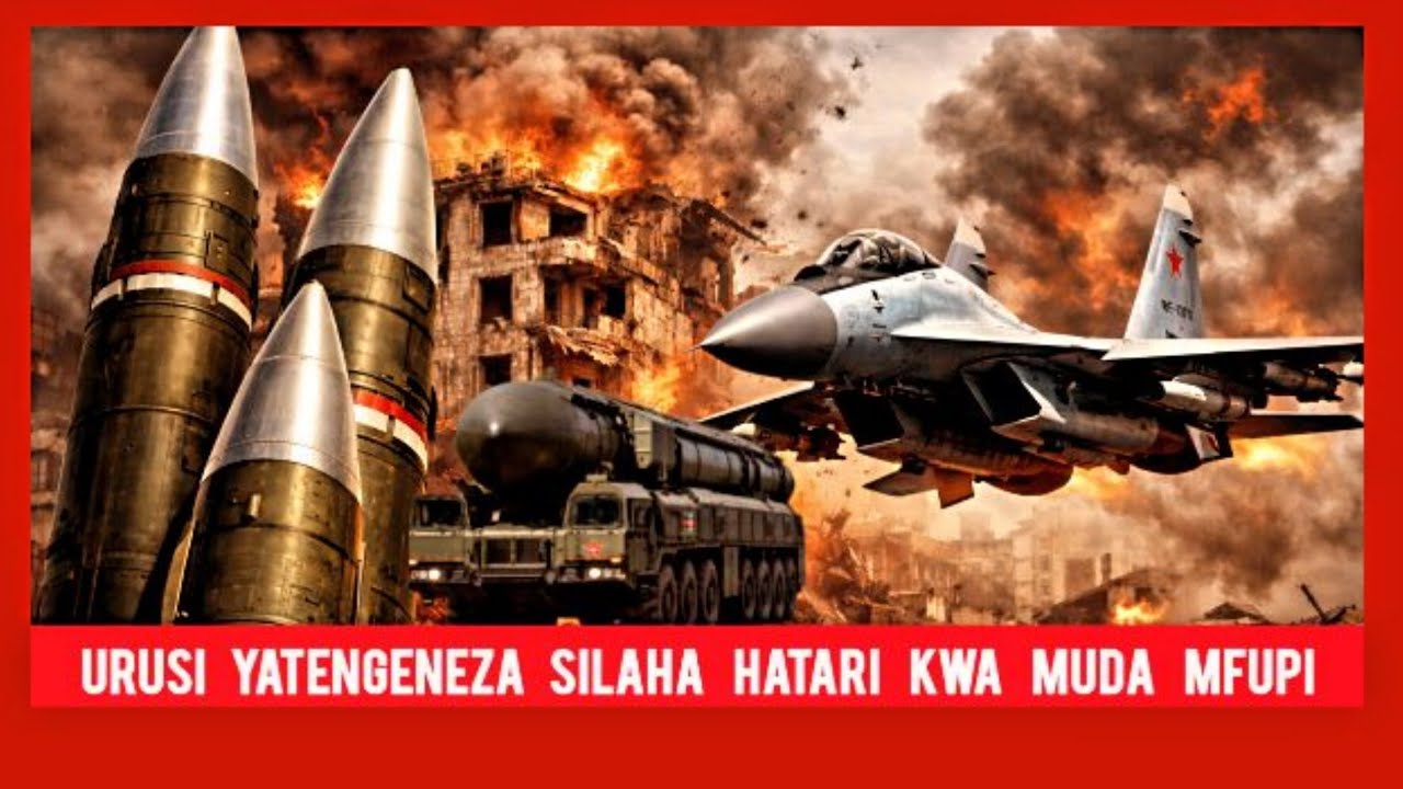 URUSI YATENGENEZA DRONES 500 NA MAKOMBORA YAKUTOSHA YA BALISTIKI KWA MUDA MFUPI, ULAYA YAPAGAWA