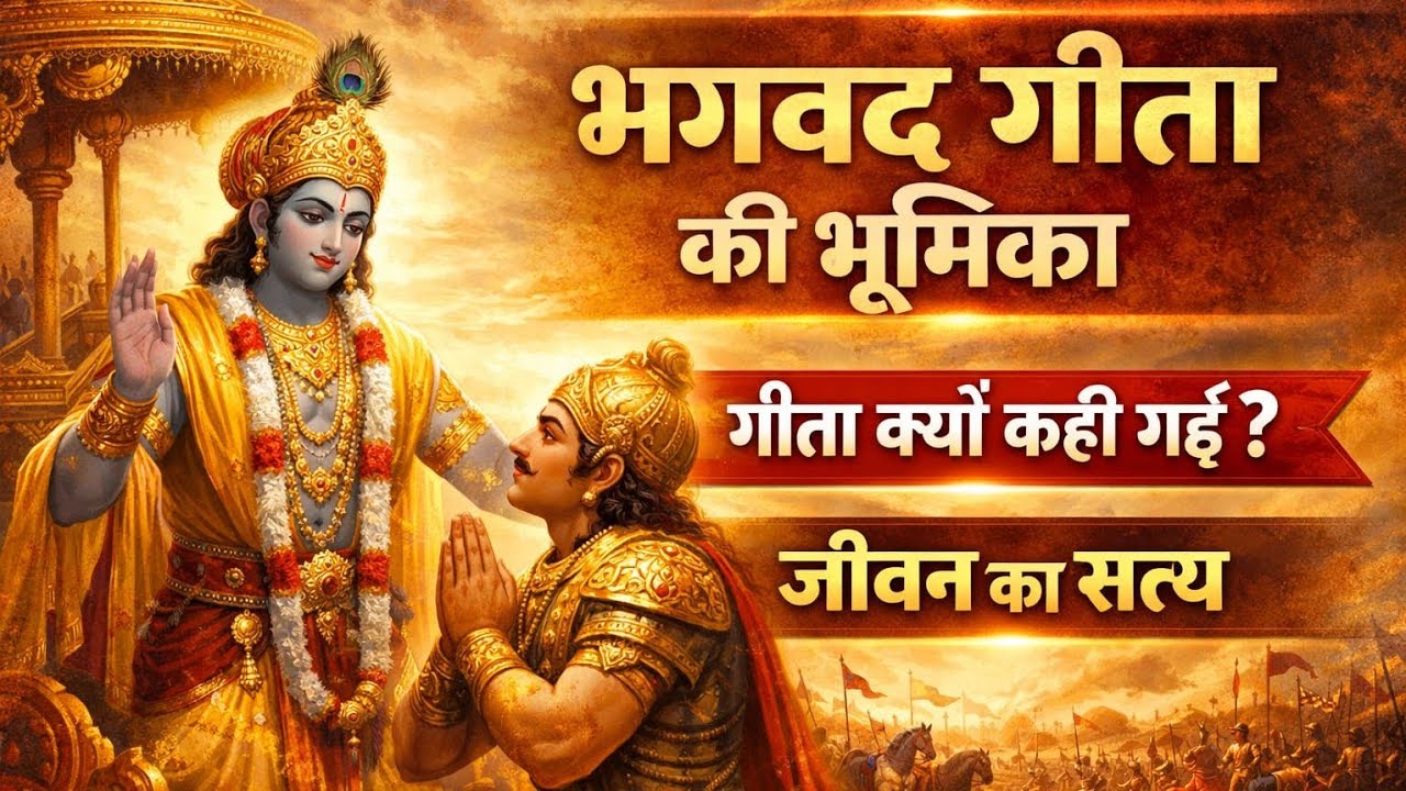 भगवद गीता की भूमिका | गीता क्यों और कब कही गई? | Complete Meaning