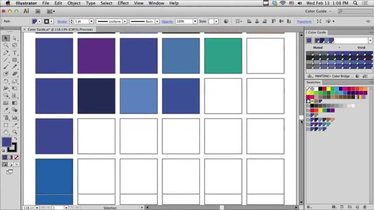 Quick! Find a Color Palette for Your Client in Illustrator.