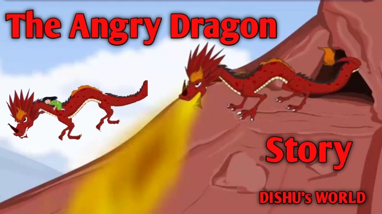 The Angry Dragon story in english. class 5 english story. bedtime story. best english story cartoon