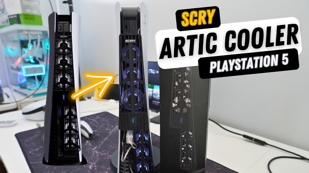 SCRY Artic PS5 Cooler : The World's Most Advanced PlayStation 5 Cooler