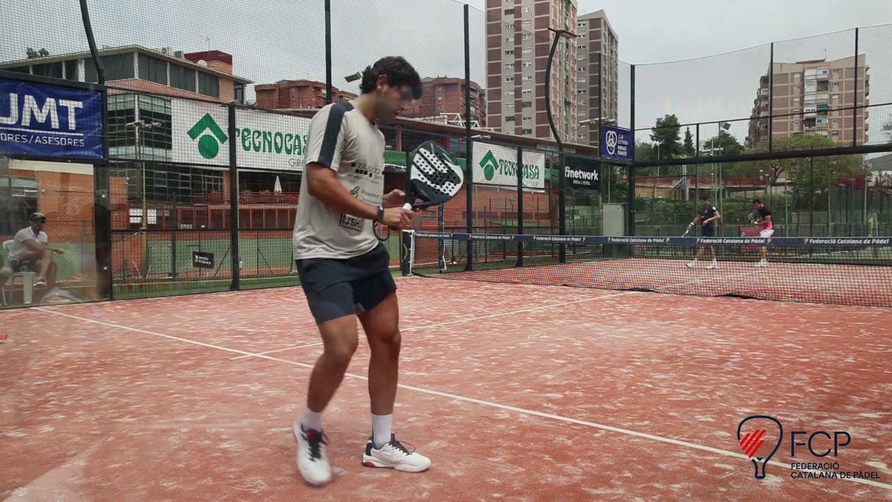 final masculina del Absolut de la federación Catalana de Padel en el club Esportivo Hispano Francés