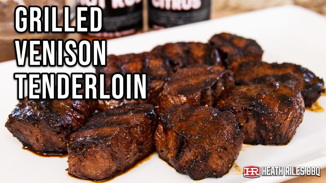 Grilled Venison Tenderloin on the Golden's Cast Iron | Heath Riles BBQ