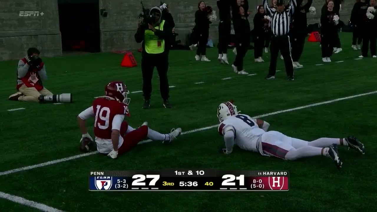 Football Wins a Share of the Ivy League Title With Thrilling Victory Against Penn