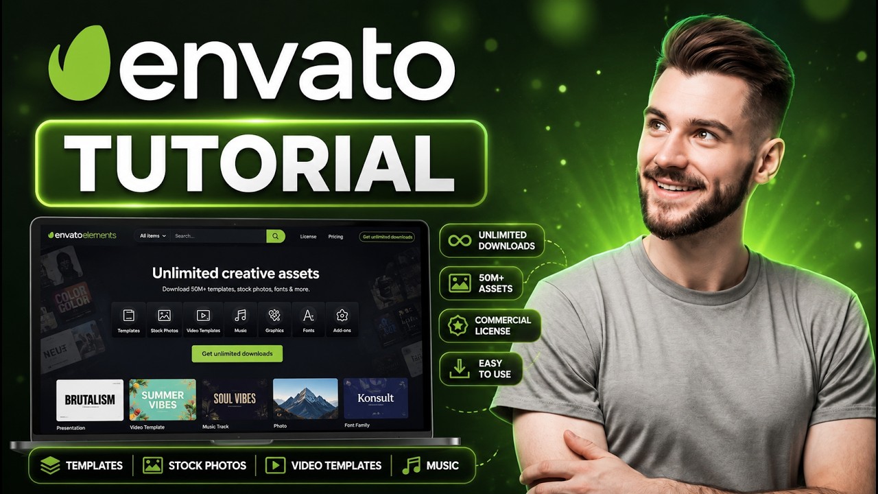 Envato Full Tutorial for Beginners 2026 (Step by step)
