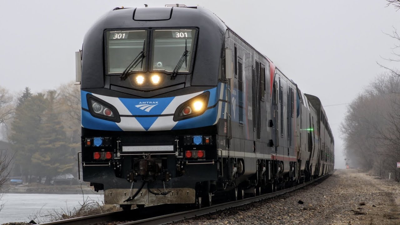 Amtrak ALC-42 Action on The Empire Builder