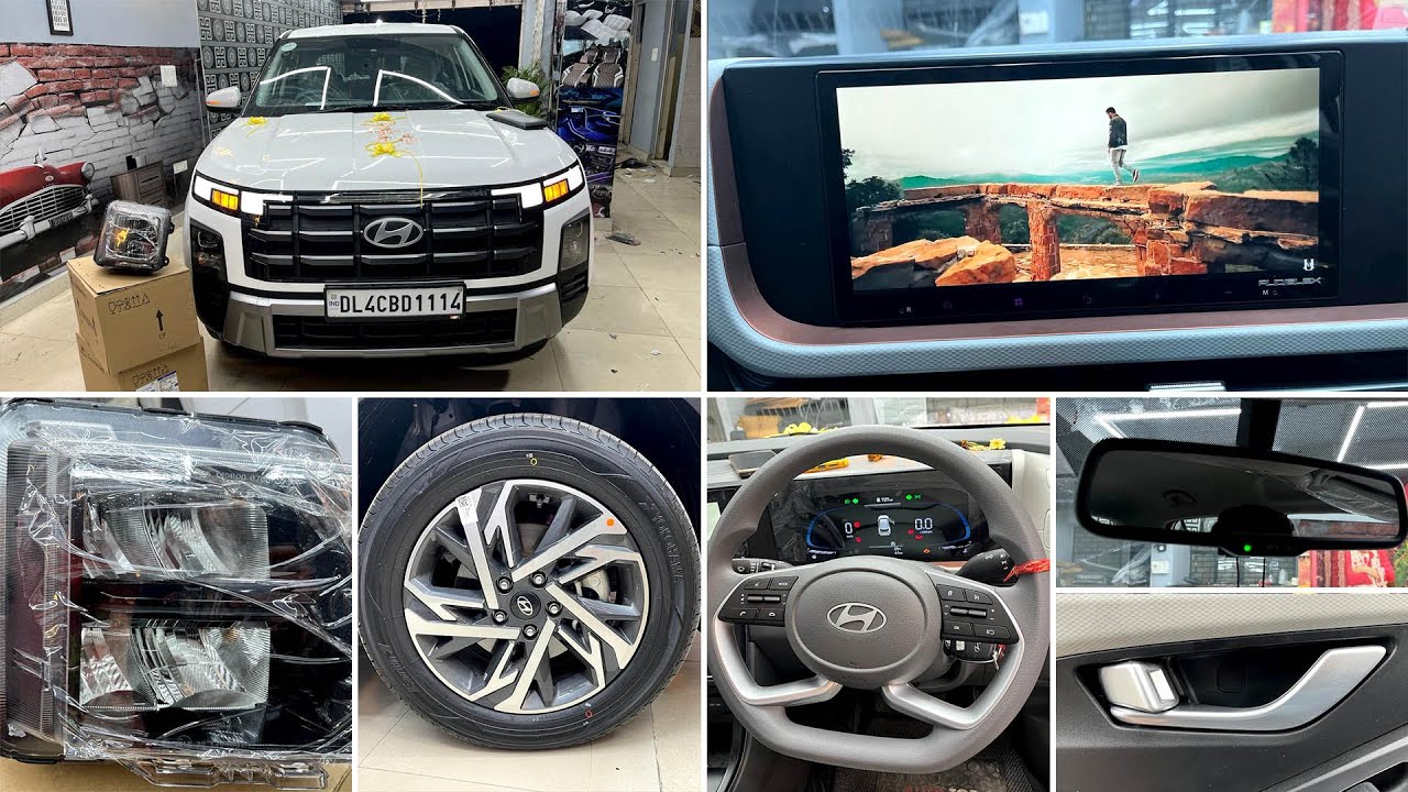 creta n line launching के दिन ही creta 2024 में  AUTO IRVM INSTALLED | creta genuine accessories