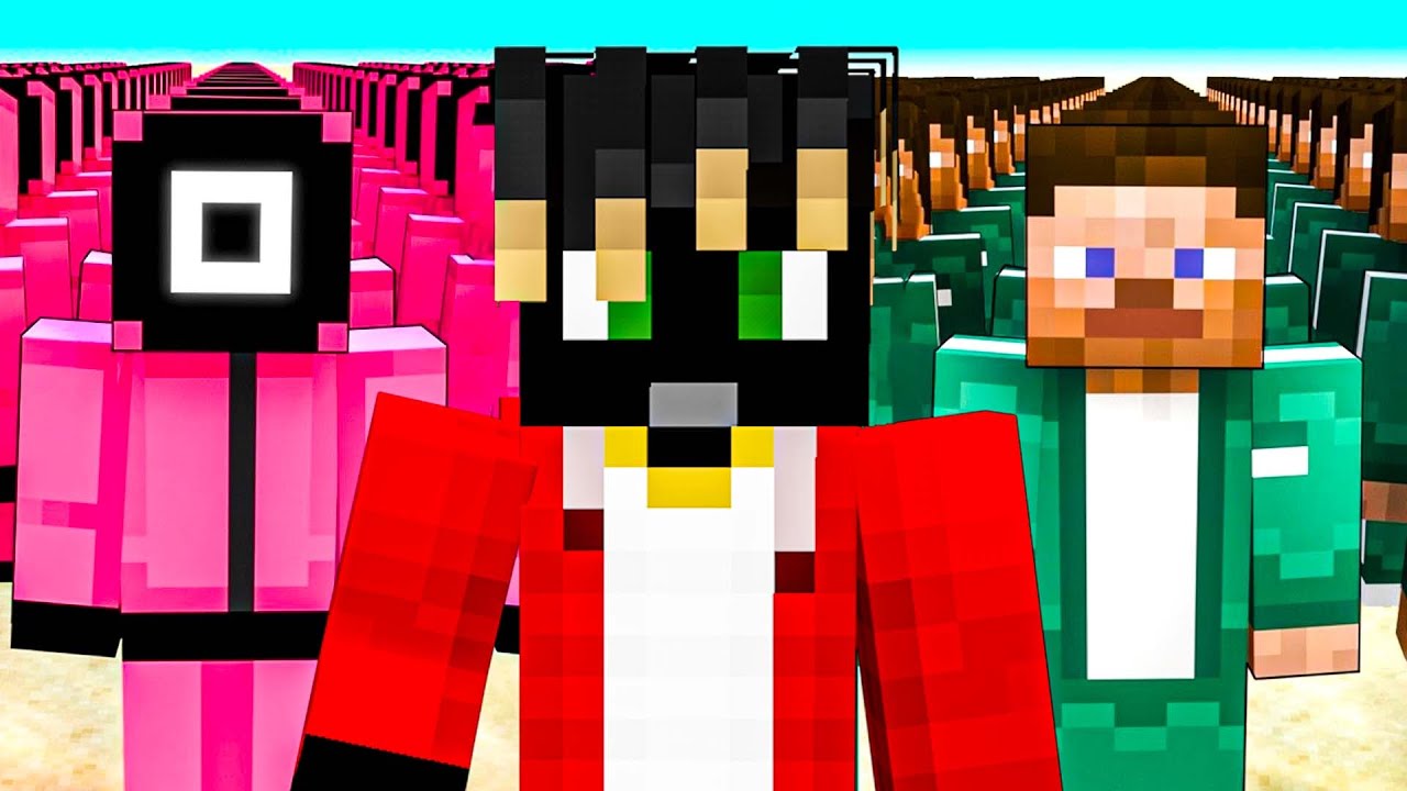 SQUID GAME, ALE V MINECRAFTU | [MarweX&@FurryLIDL]