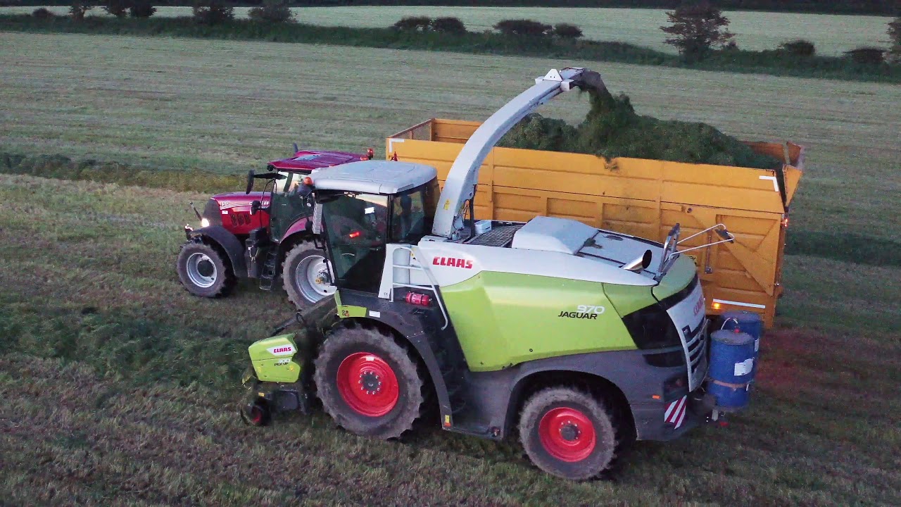 Emyr Evans Agri Contracting Silage West Wales 2019