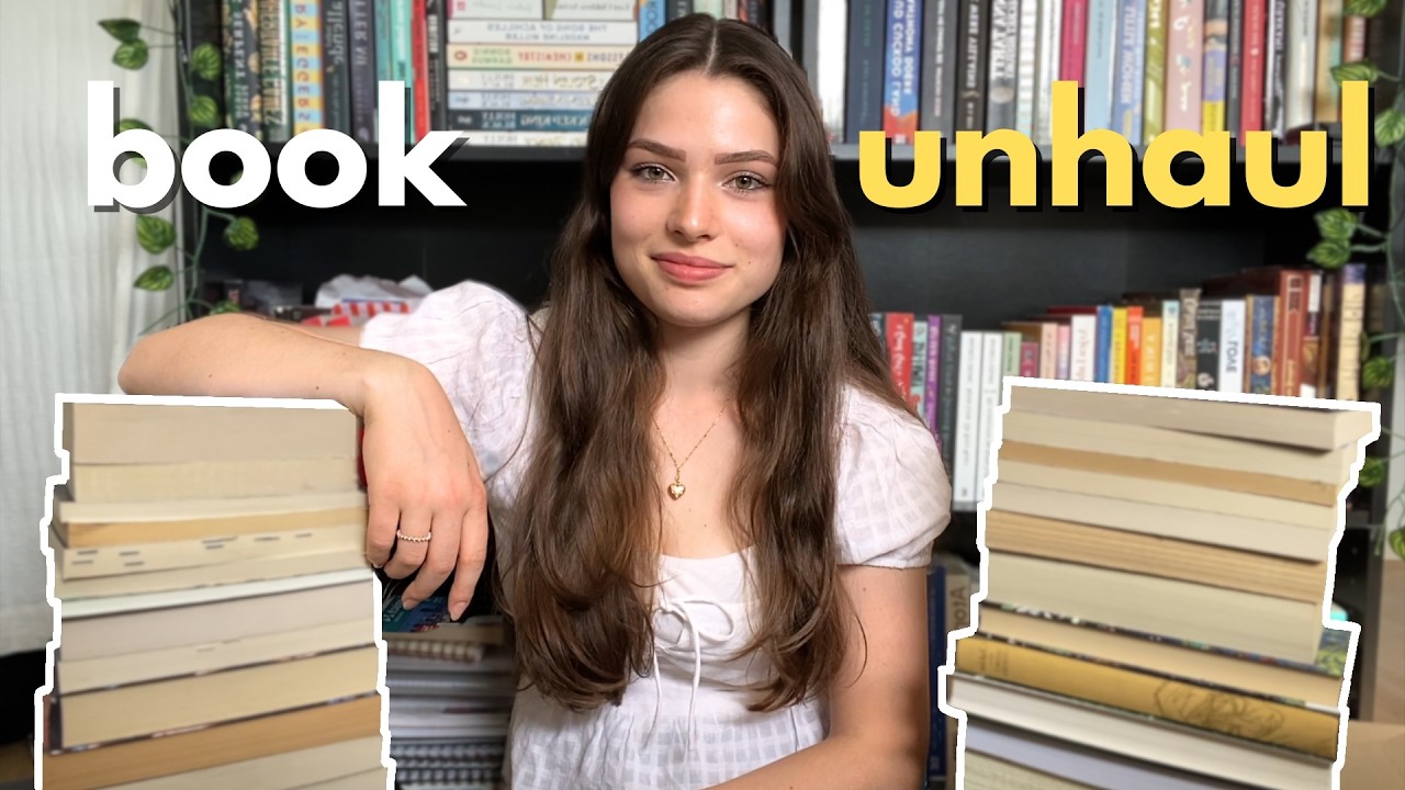 BOOK UNHAUL 📚 decluttering and bookshelf reorganisation pt.2