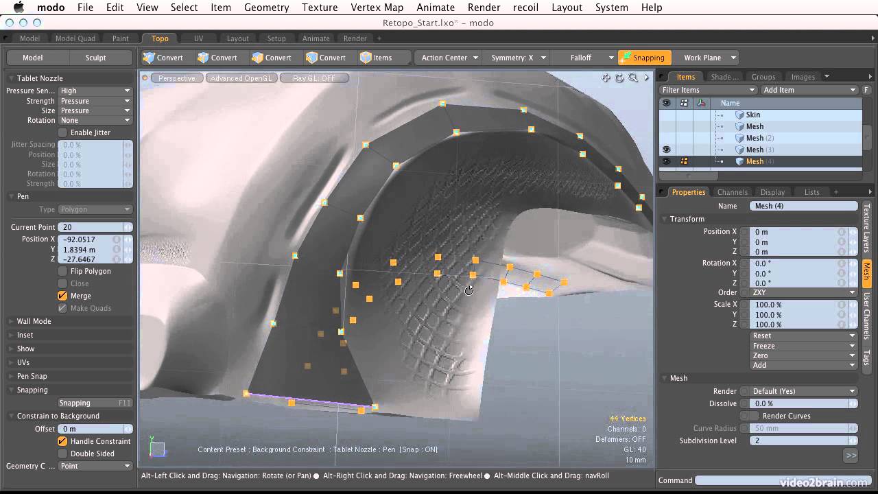 Retopology Basics