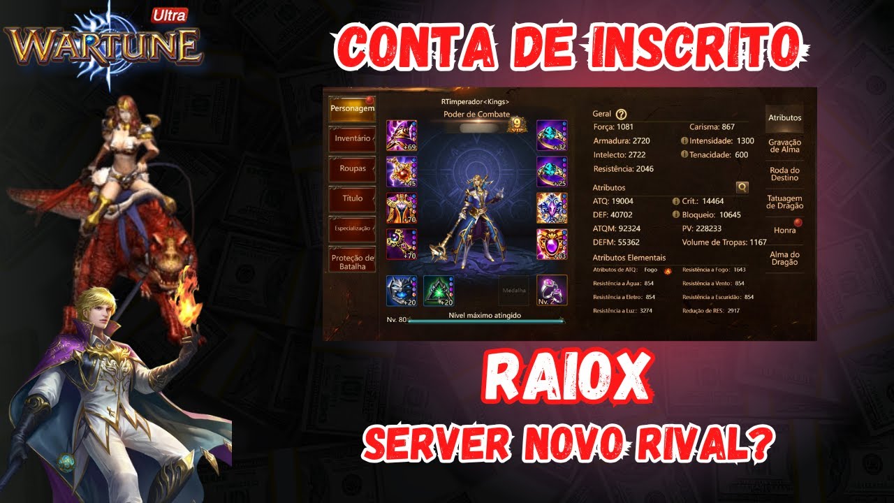 Raio X "S338-RTimperador" Testando CB - Wartune Ultra