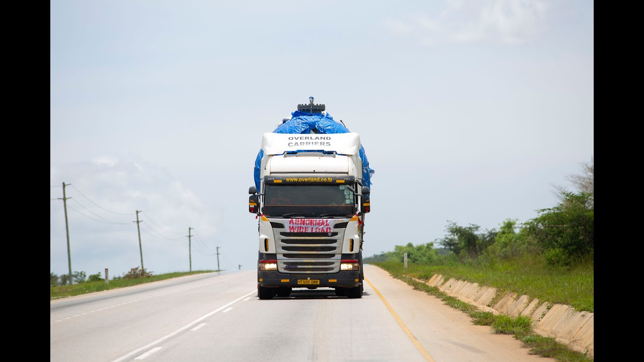 Overland Carriers - Steel Structure transported from Dar es salaam port to DRC.
