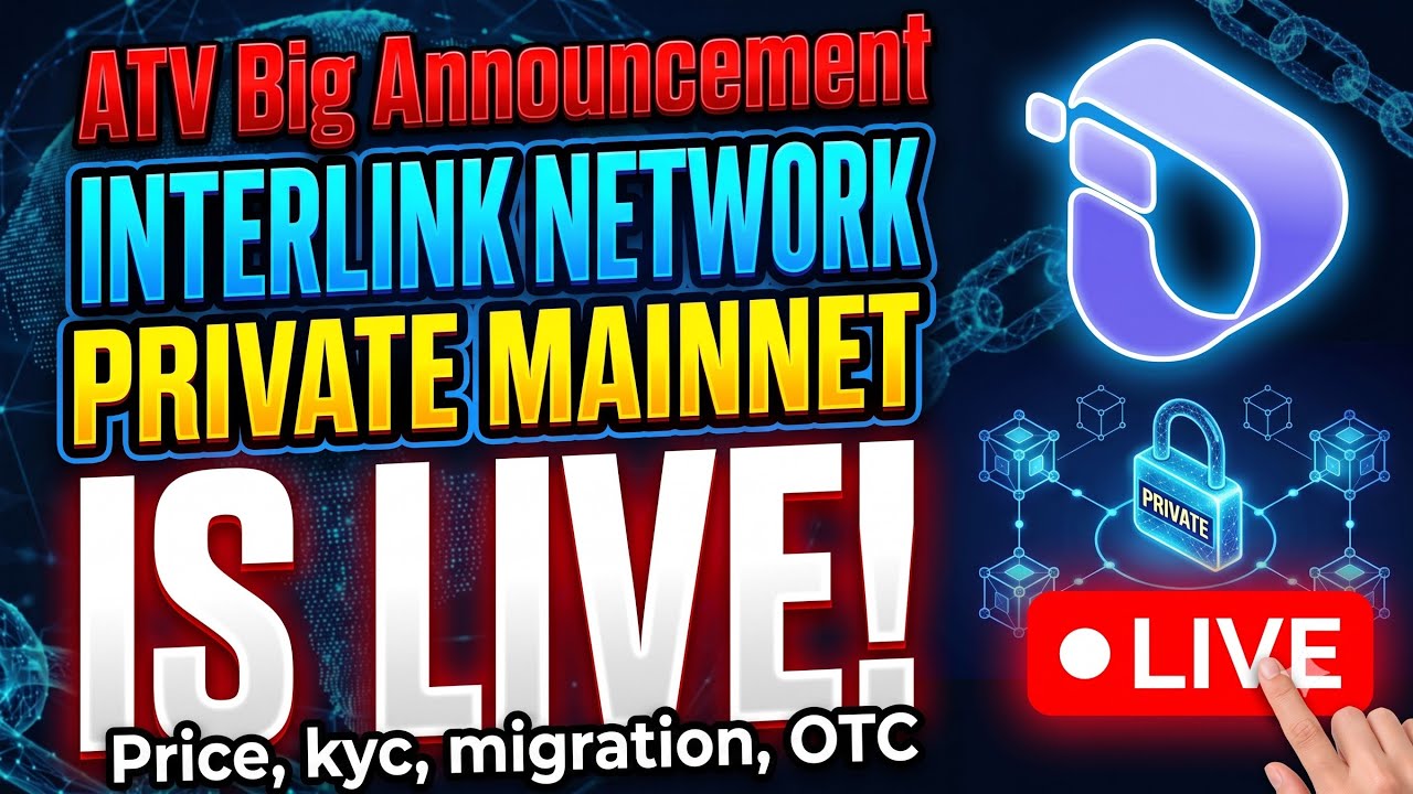 Interlink Network Mainnet, Migration, OTC, Price, KYC, ATV! #interlink #itl #itlg 