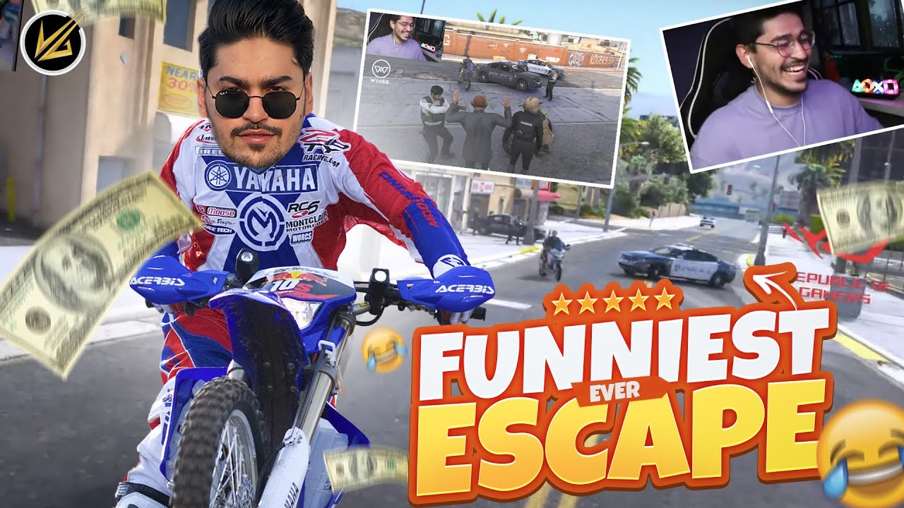 Gullu Dada Ki Pehli Robbery Gone Insane | GTA V HIGHLIGHTS *epic🤣*