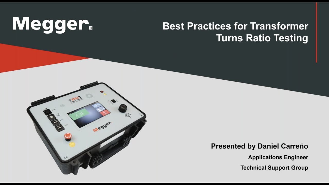 Best Practices for Transformer Turns Ratio Testing
