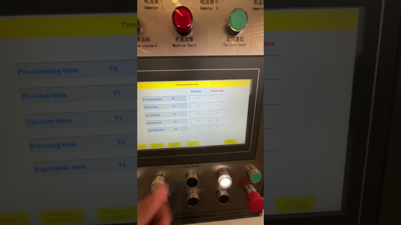 TM 3000G positive and negative membrane press machine for Africa