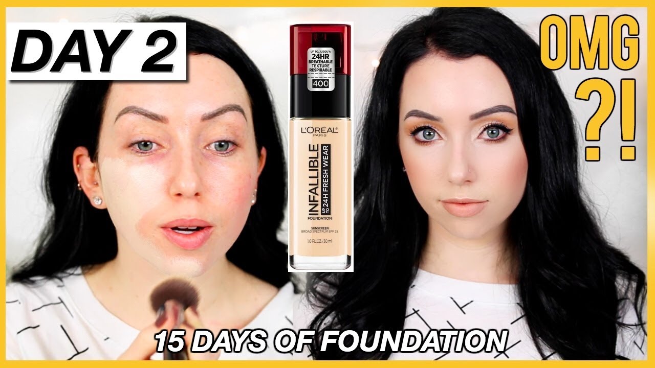 L'OREAL INFALLIBLE FRESH WEAR FOUNDATION! {First Impression Review & Demo!} Dry Skin