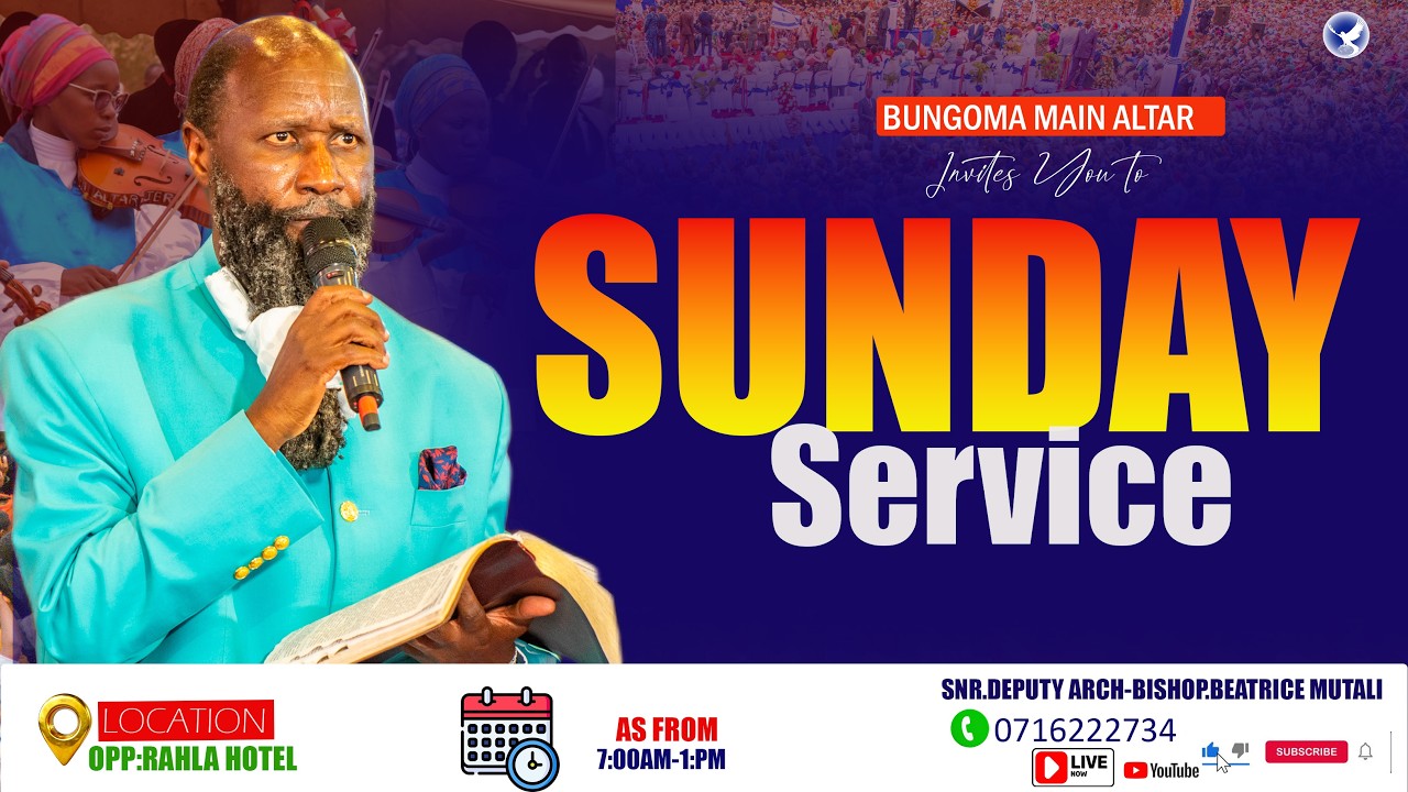 #LIVE:HAPPENING RIGHT NOW  BUNGOMA MAIN SUNDAY SERVICE