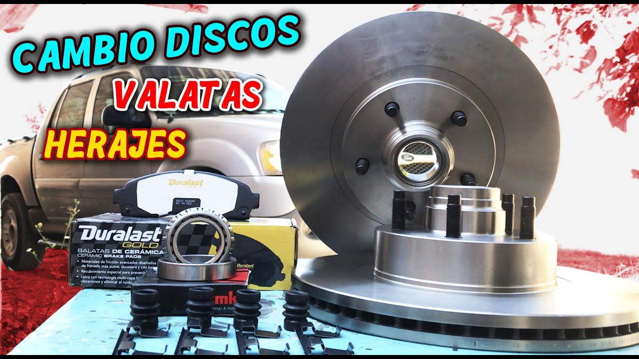 Cambio Los Discos y Balatas / Herrajes / Gomas Al Sistema De Frenos De La Ford Explorer Sport Trac