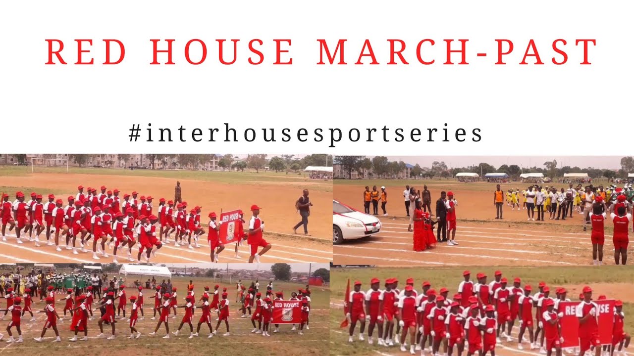 RED HOUSE MARCH-PAST ¦¦¦ Inter-House sport series with The Amazon Deb