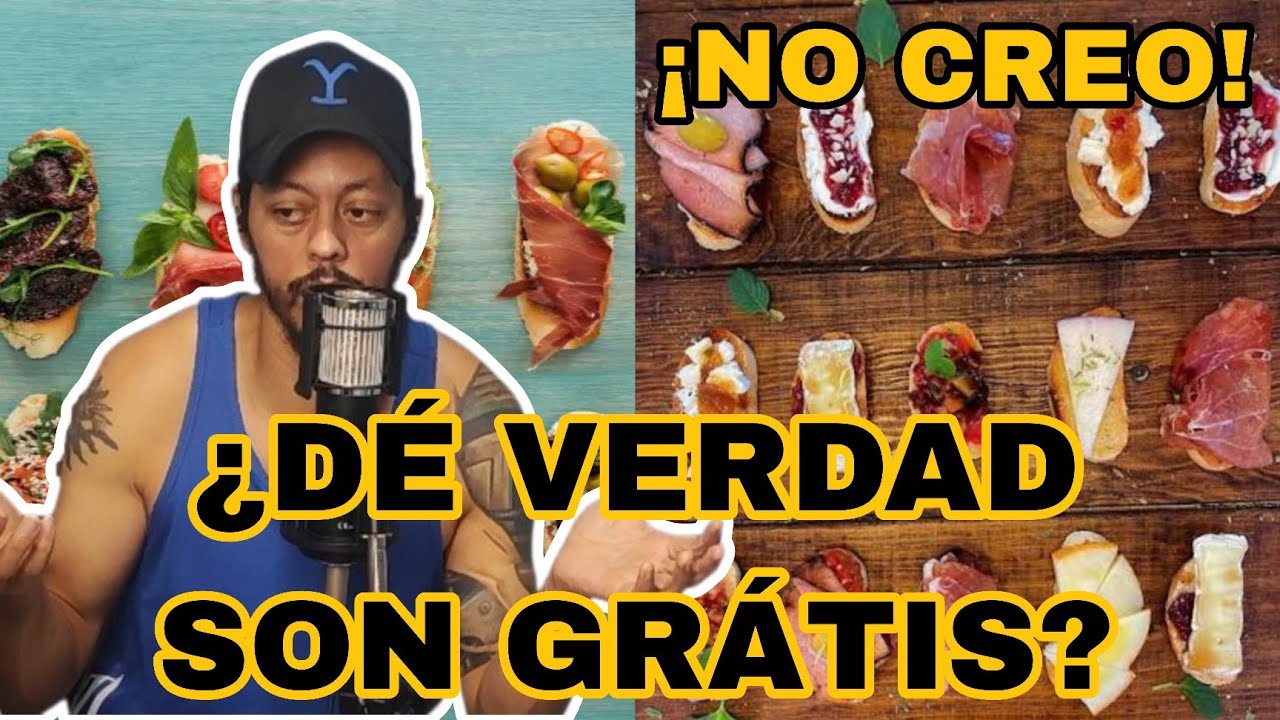 ¿COMIDA GRÁTIS? | ¿CUÁL SERÁ LA VERDAD? | VENEZOLANO Reacciona a la historia de las tapas 