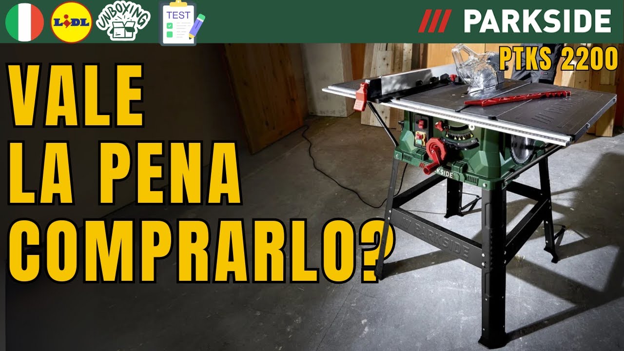 SEGA CIRCOLARE DA BANCO Parkside PTKS 2200 A1 ITALIA ITALIANO LIDL