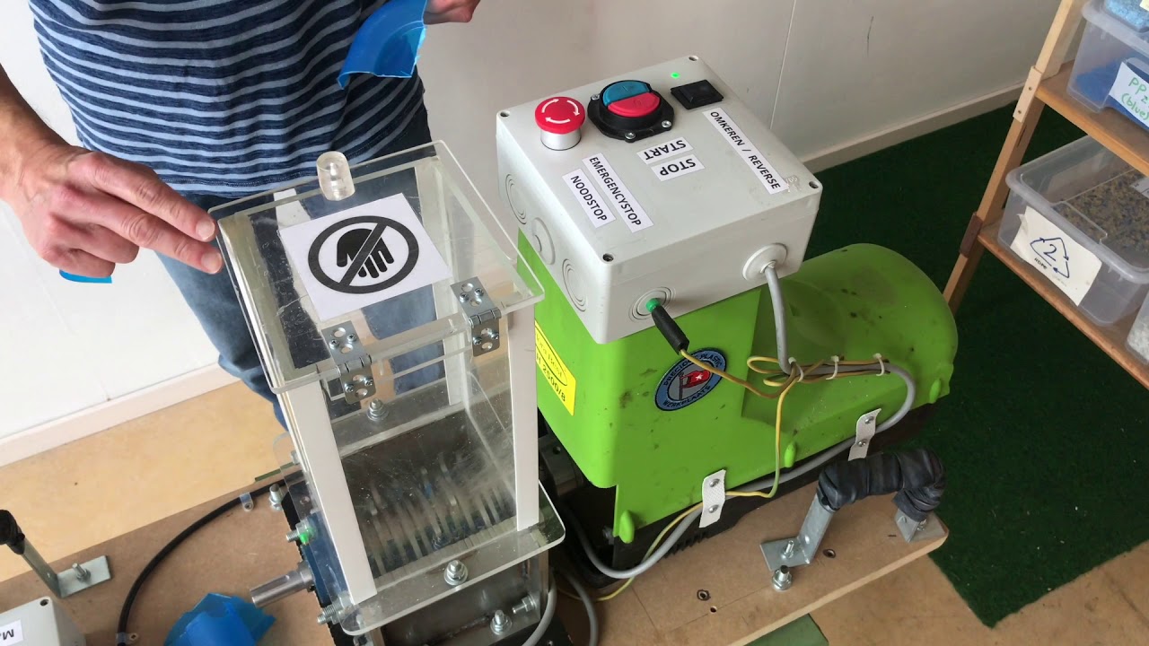 Plastic Shredder Instruction Video | Precious Plastic Maastricht