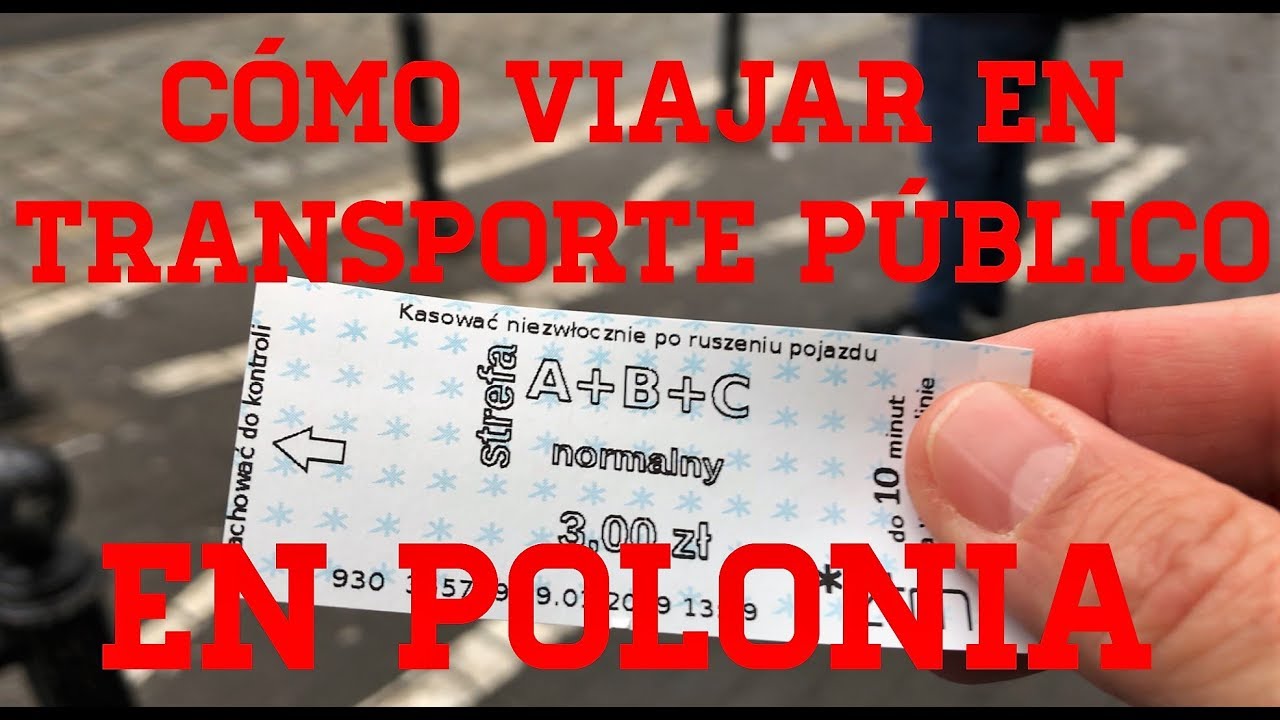 Cómo viajar en transporte público en Polonia