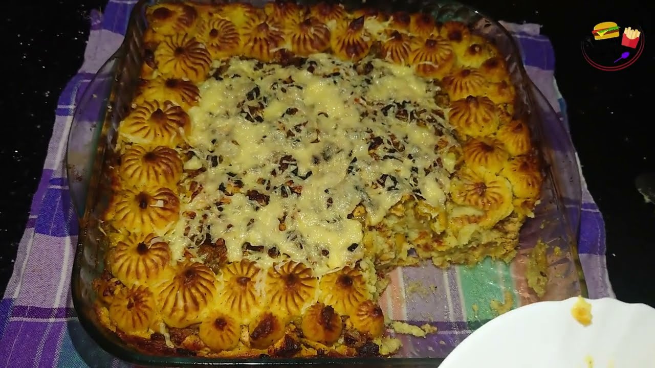غراتان بطاطا بدجاج اقتصادية 💯💯 بنييييييينة تهبل 😋 مفرمج🧀سهلة و سريعة 👌#وصفة اقتصادية#عشاء اقتصادي