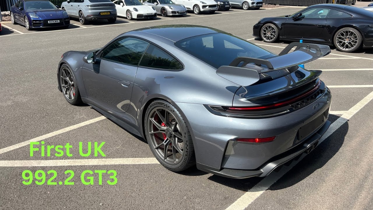 First UK Customer 992.2 generation Porsche GT3 ready for delivery at the dealership | Walkaround